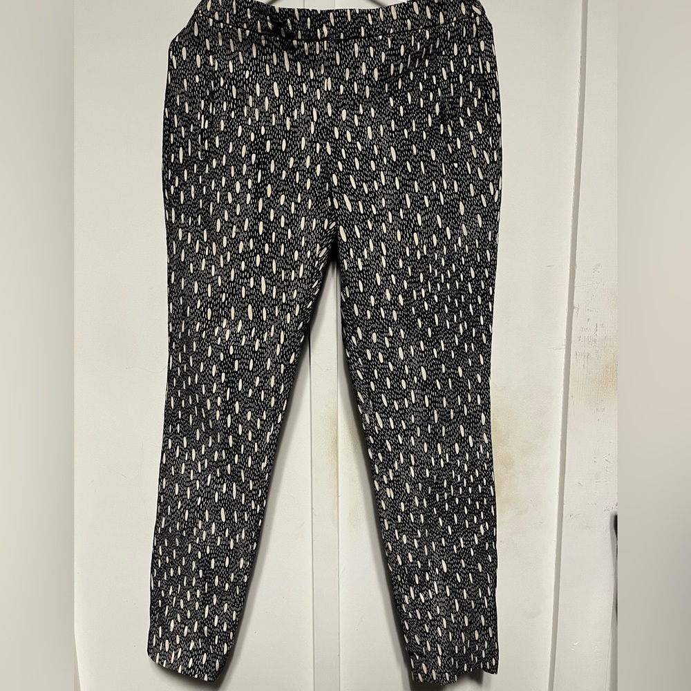 Zara cigarette print pants